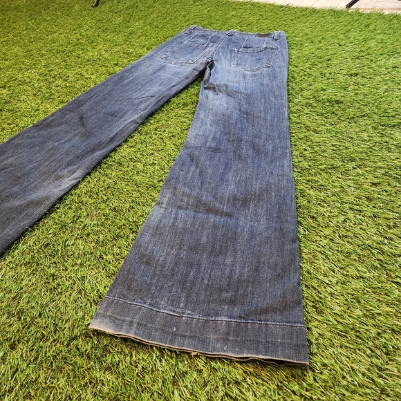 Vintage Y2K Womens Bell Bottom Flair Jeans. Vintage Denim 90s - Picture 5 of 11